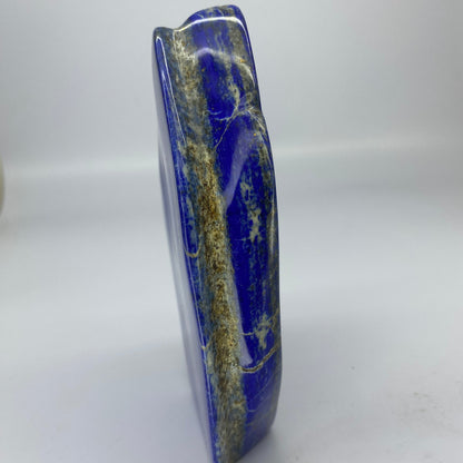 Lapis Lazuli, Lazurite, Afghanistan Minerals, Polished Gemstone, Royal Blue Lapis, Pyrite Inclusions, Freeform Lapis, Display Specimen