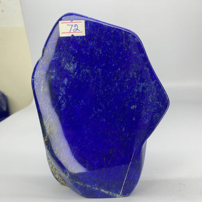 Lapis Lazuli, Lazurite, Afghanistan Minerals, Polished Gemstone, Royal Blue Lapis, Pyrite Inclusions, Freeform Lapis, Display Specimen