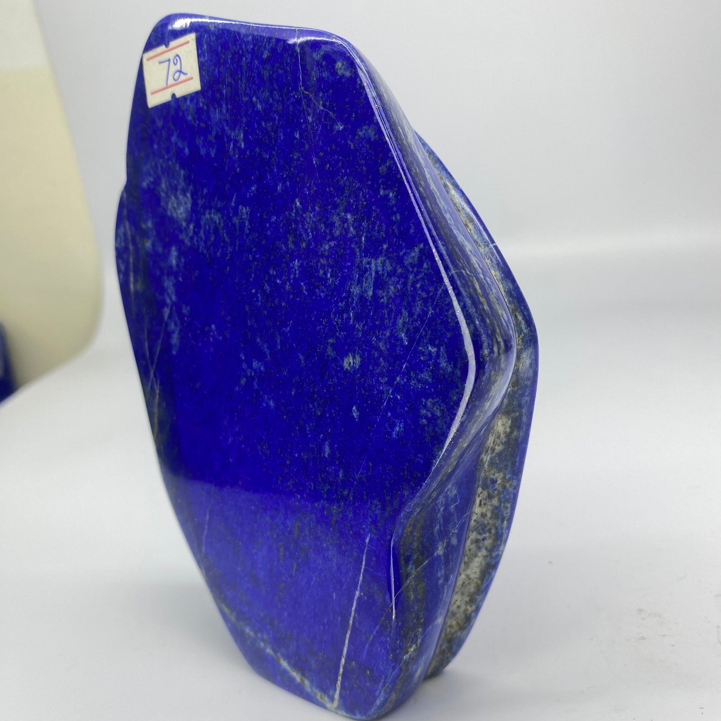Lapis Lazuli, Lazurite, Afghanistan Minerals, Polished Gemstone, Royal Blue Lapis, Pyrite Inclusions, Freeform Lapis, Display Specimen