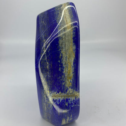 Lapis Lazuli, Lazurite, Afghanistan Minerals, Polished Gemstone, Royal Blue Lapis, Pyrite Inclusions, Freeform Lapis, Display Specimen