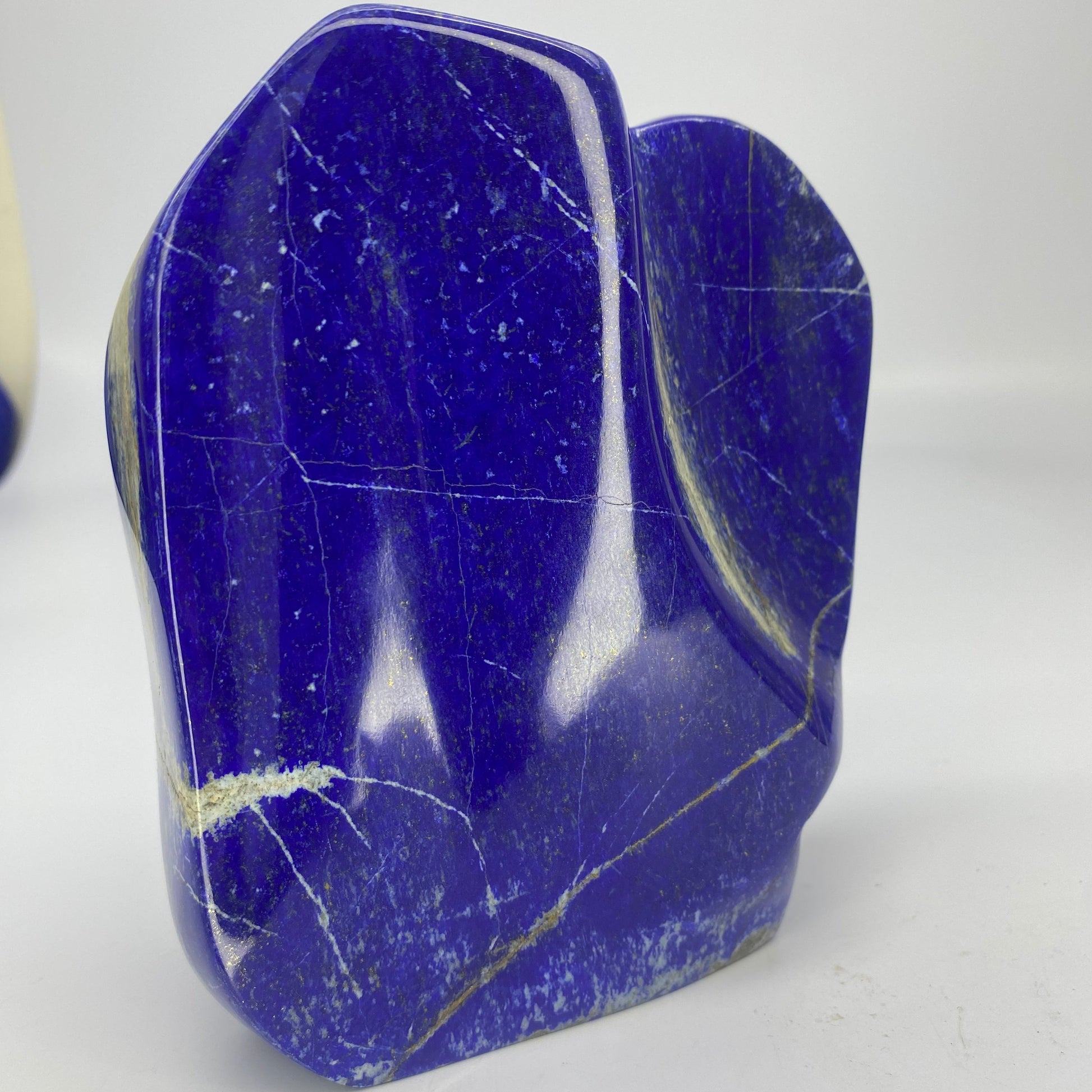 Lapis Lazuli, Lazurite, Afghanistan Minerals, Polished Gemstone, Royal Blue Lapis, Pyrite Inclusions, Freeform Lapis, Display Specimen