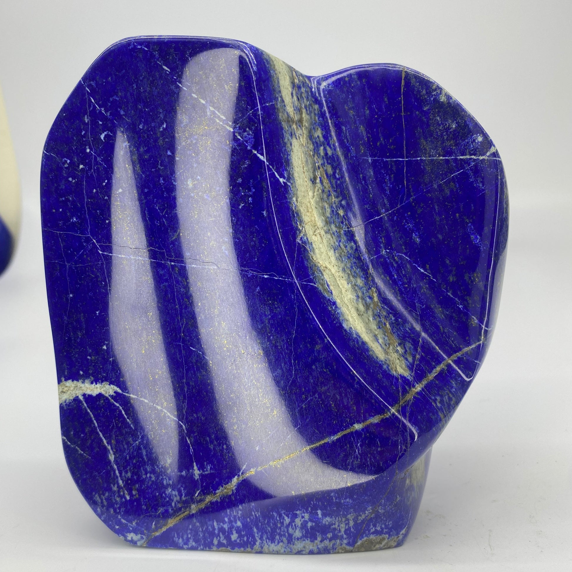 Lapis Lazuli, Lazurite, Afghanistan Minerals, Polished Gemstone, Royal Blue Lapis, Pyrite Inclusions, Freeform Lapis, Display Specimen