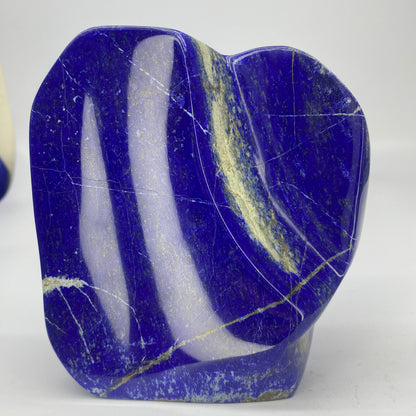 Lapis Lazuli, Lazurite, Afghanistan Minerals, Polished Gemstone, Royal Blue Lapis, Pyrite Inclusions, Freeform Lapis, Display Specimen