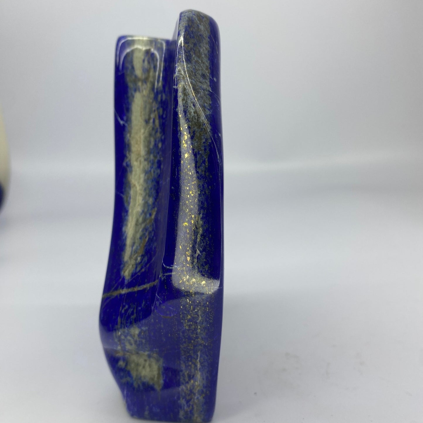Lapis Lazuli, Lazurite, Afghanistan Minerals, Polished Gemstone, Royal Blue Lapis, Pyrite Inclusions, Freeform Lapis, Display Specimen