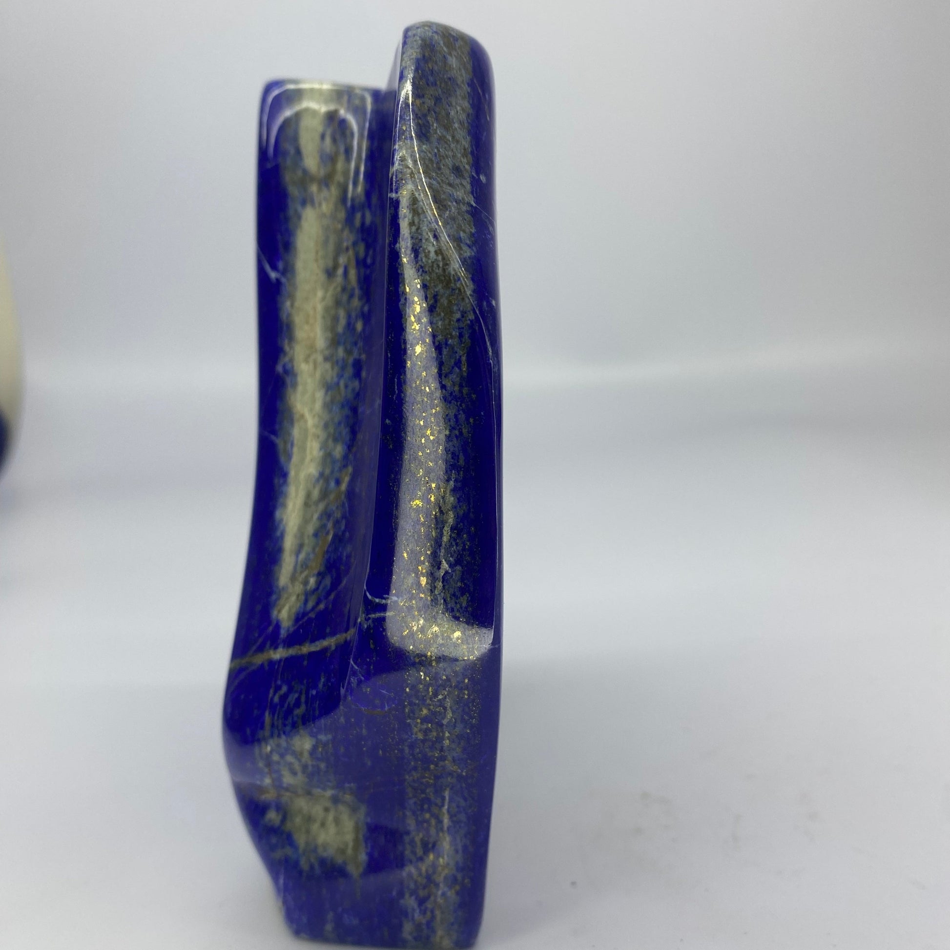 Lapis Lazuli, Lazurite, Afghanistan Minerals, Polished Gemstone, Royal Blue Lapis, Pyrite Inclusions, Freeform Lapis, Display Specimen