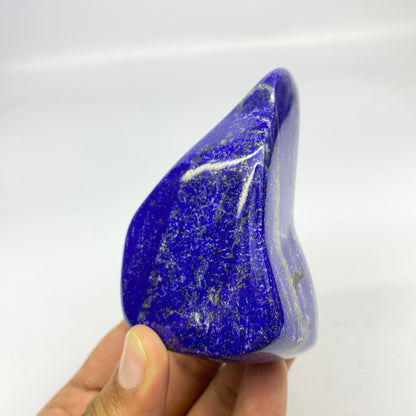 Lapis Lazuli, Lazurite, Afghanistan Minerals, Polished Gemstone, Royal Blue Lapis, Pyrite Inclusions, Freeform Lapis, Display Specimen
