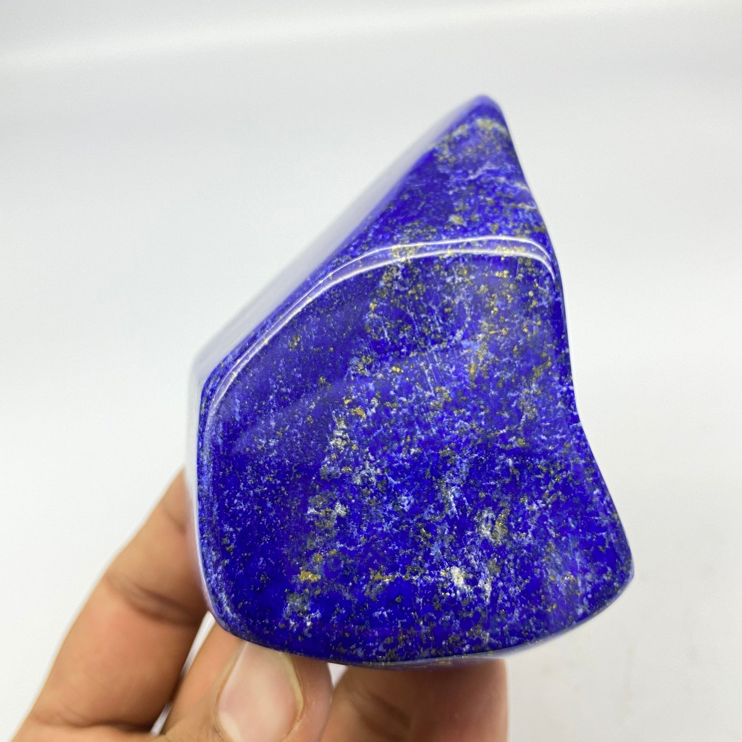 Lapis Lazuli, Lazurite, Afghanistan Minerals, Polished Gemstone, Royal Blue Lapis, Pyrite Inclusions, Freeform Lapis, Display Specimen
