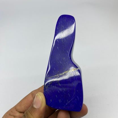 Lapis Lazuli, Lazurite, Afghanistan Minerals, Polished Gemstone, Royal Blue Lapis, Pyrite Inclusions, Freeform Lapis, Display Specimen