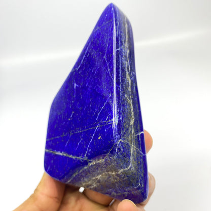 Lapis Lazuli, Lazurite, Afghanistan Minerals, Polished Gemstone, Royal Blue Lapis, Pyrite Inclusions, Freeform Lapis, Display Specimen