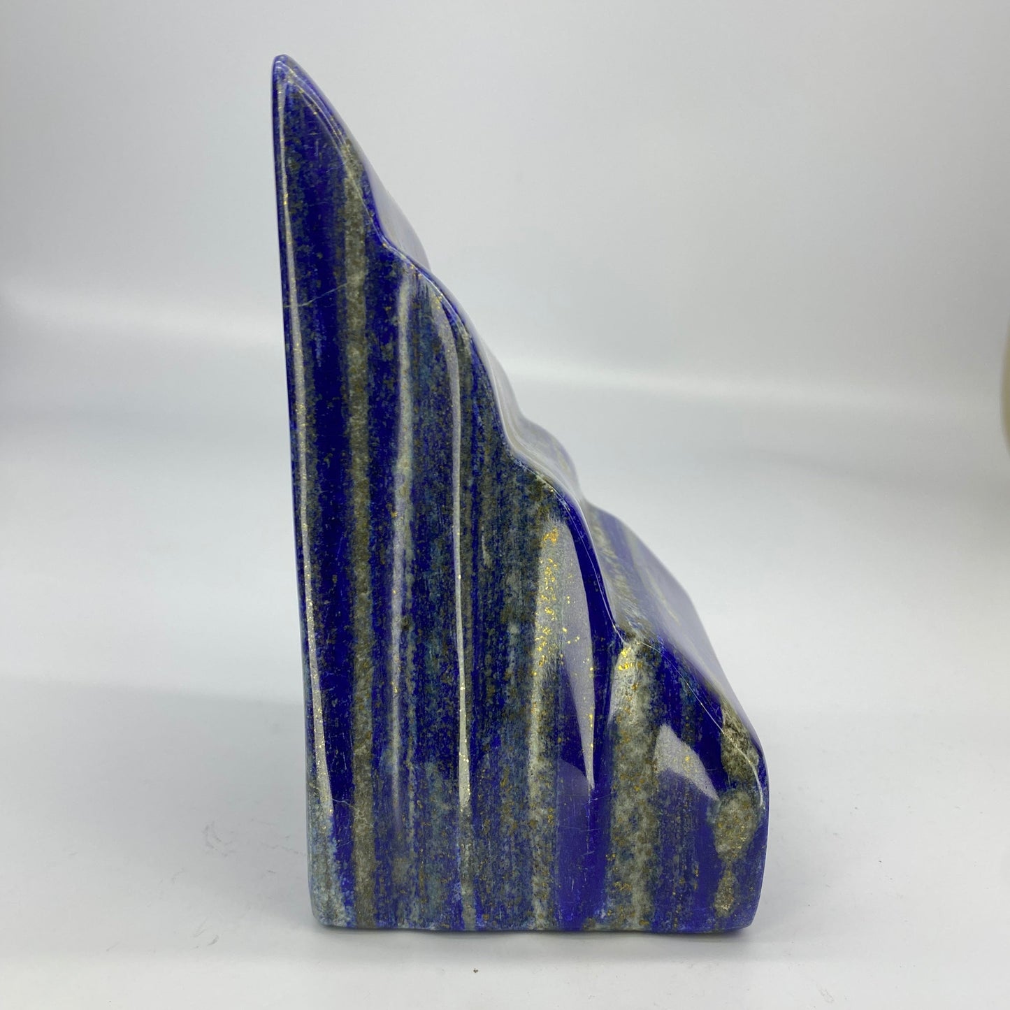 Lapis Lazuli, Lazurite, Afghanistan Minerals, Polished Gemstone, Royal Blue Lapis, Pyrite Inclusions, Freeform Lapis, Display Specimen