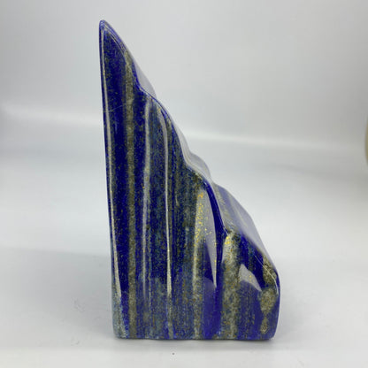 Lapis Lazuli, Lazurite, Afghanistan Minerals, Polished Gemstone, Royal Blue Lapis, Pyrite Inclusions, Freeform Lapis, Display Specimen