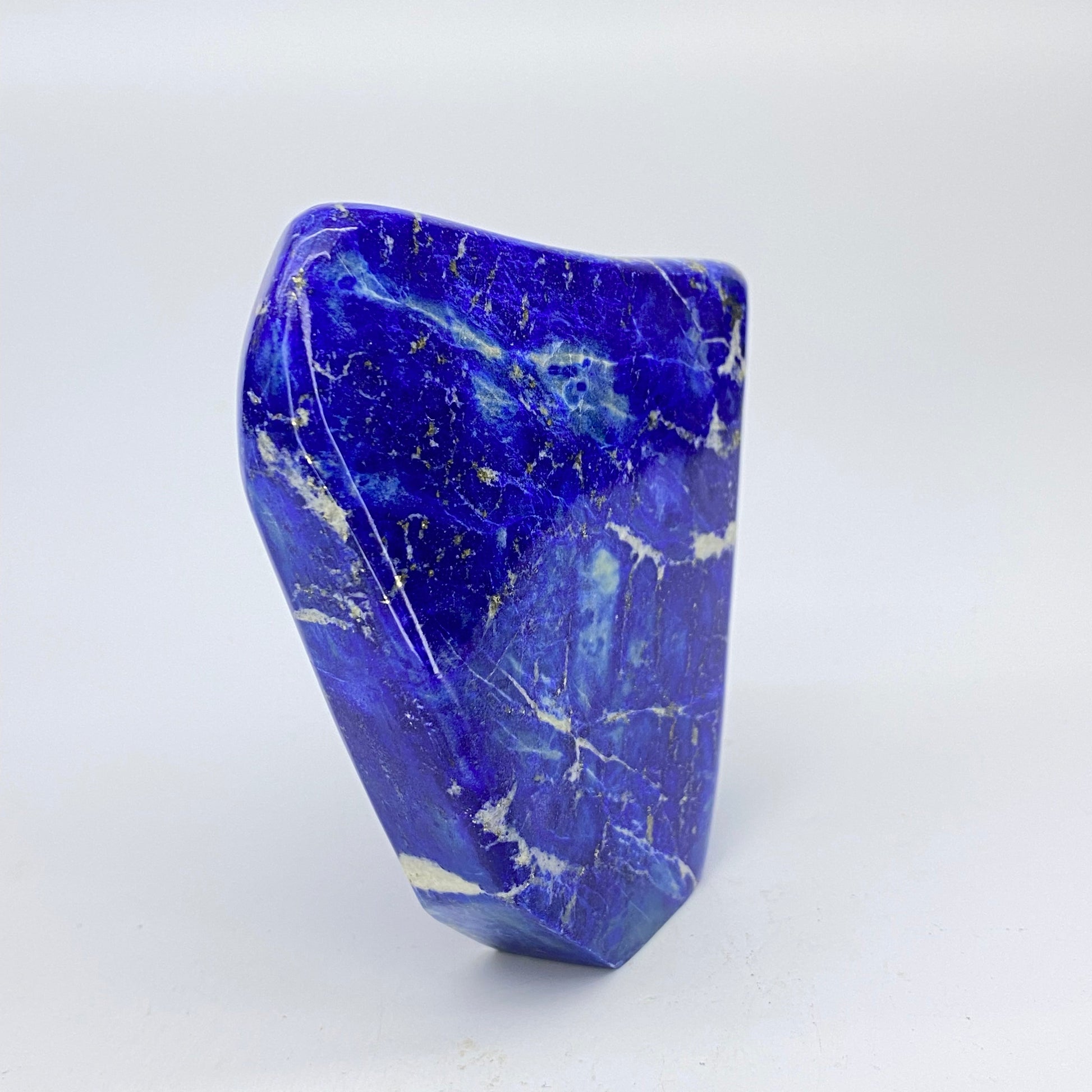 Lapis Lazuli, Lazurite, Afghanistan Minerals, Polished Gemstone, Royal Blue Lapis, Pyrite Inclusions, Freeform Lapis, Display Specimen