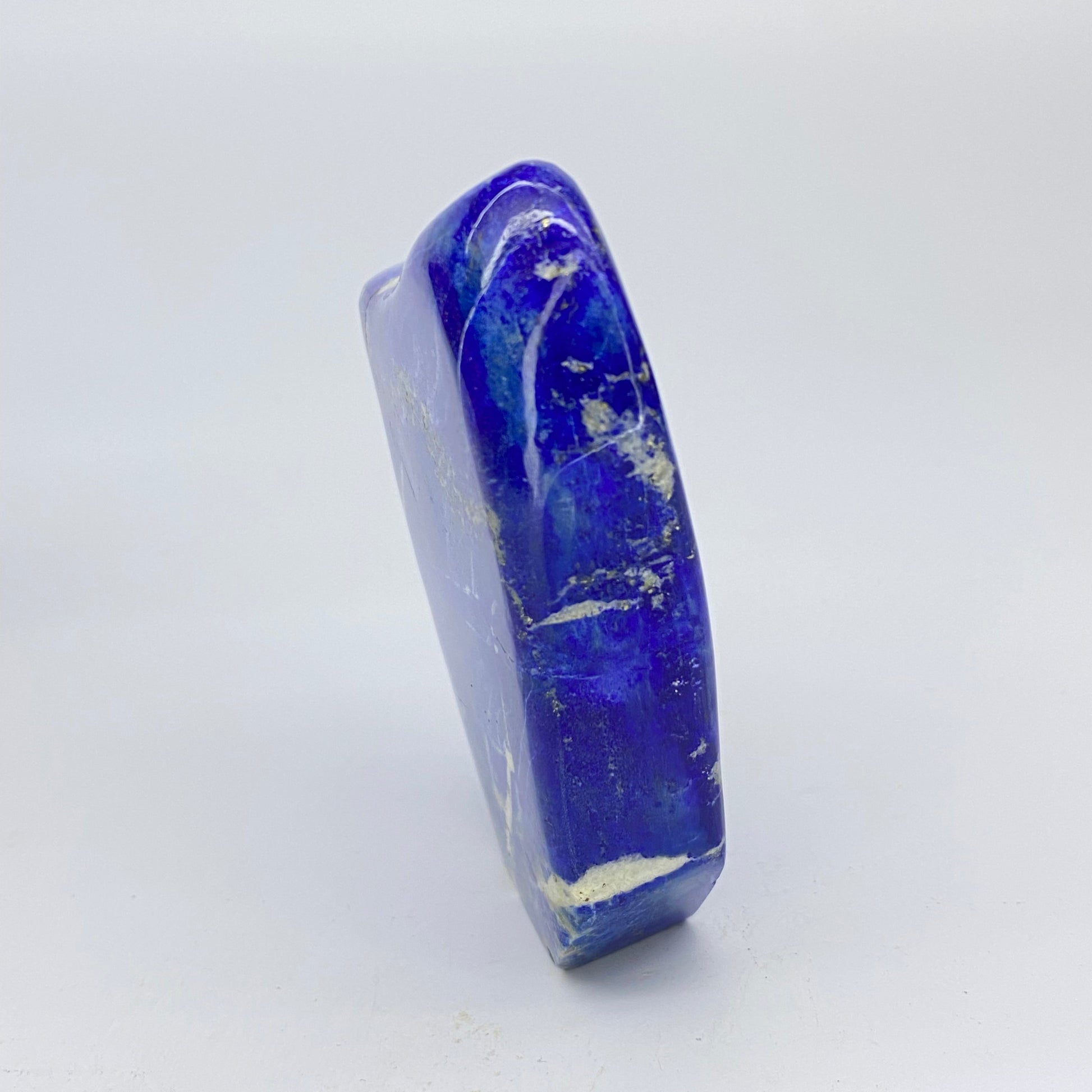 Lapis Lazuli, Lazurite, Afghanistan Minerals, Polished Gemstone, Royal Blue Lapis, Pyrite Inclusions, Freeform Lapis, Display Specimen
