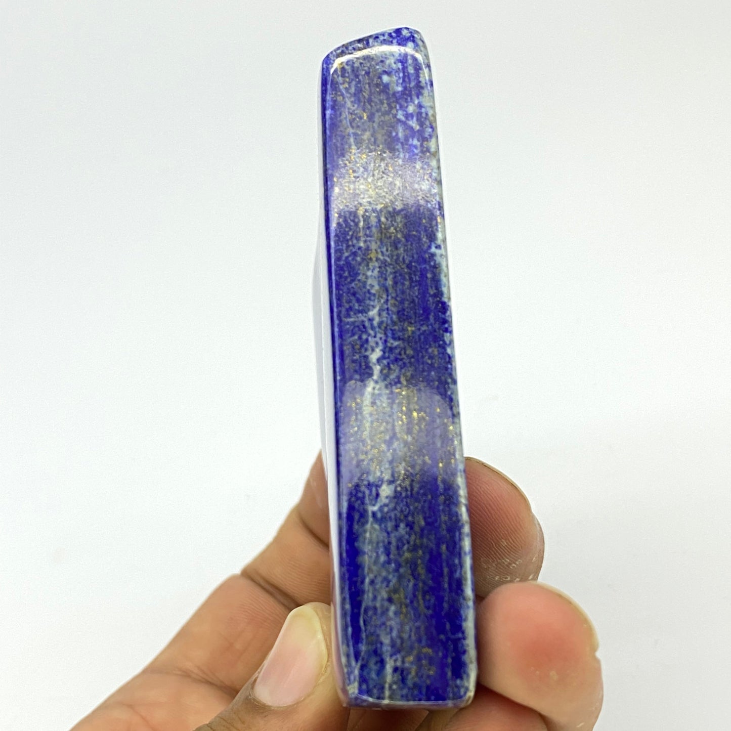 Lapis Lazuli, Lazurite, Afghanistan Minerals, Polished Gemstone, Royal Blue Lapis, Pyrite Inclusions, Freeform Lapis, Display Specimen