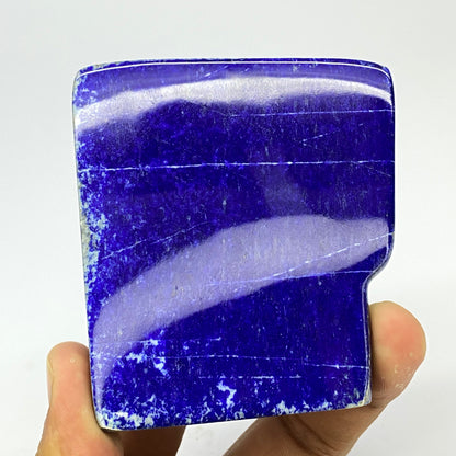 Lapis Lazuli, Lazurite, Afghanistan Minerals, Polished Gemstone, Royal Blue Lapis, Pyrite Inclusions, Freeform Lapis, Display Specimen