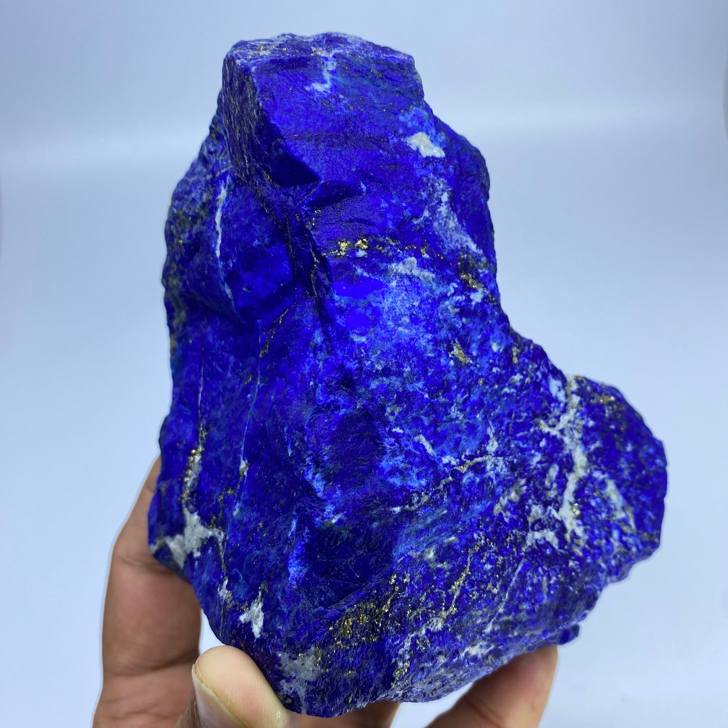 Lapis Lazuli, Lazurite, Afghanistan Minerals, 1050g, Rough Gemstone, Royal Blue Lapis, Pyrite Inclusions, Lapidary Rough, Cabinet Specimen