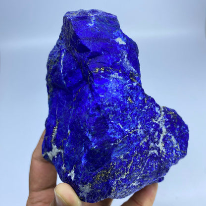 Lapis Lazuli, Lazurite, Afghanistan Minerals, 1050g, Rough Gemstone, Royal Blue Lapis, Pyrite Inclusions, Lapidary Rough, Cabinet Specimen