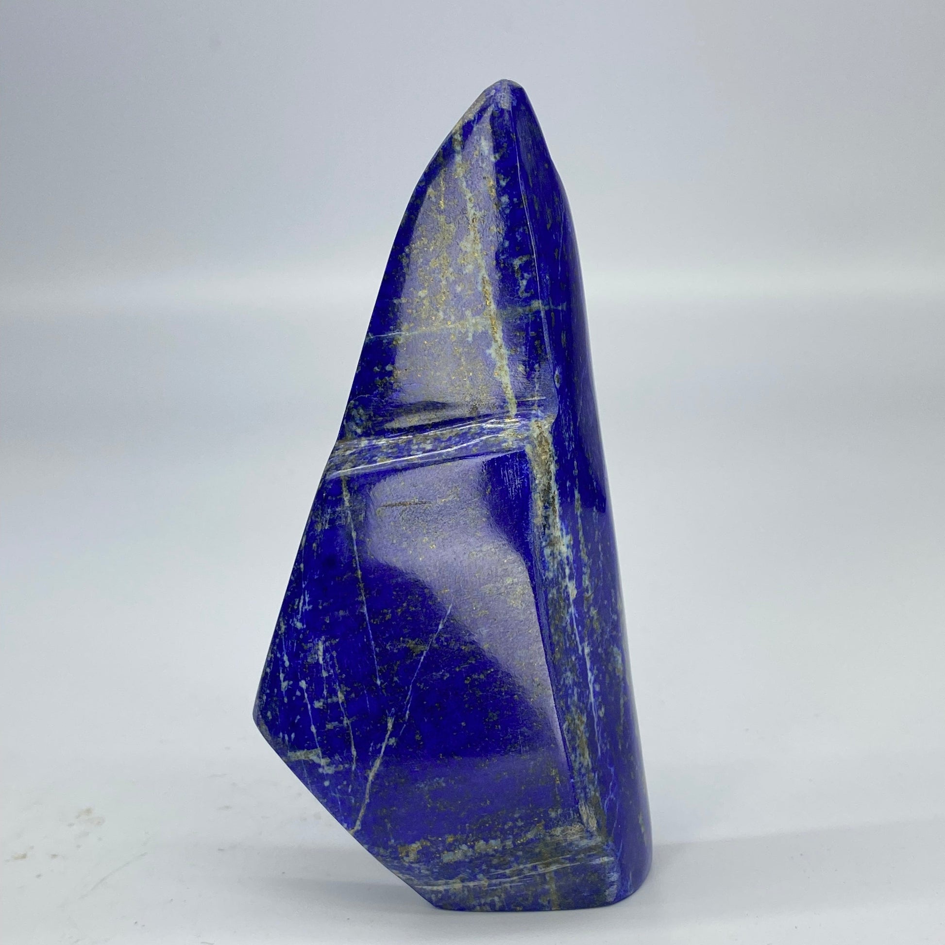 Lapis Lazuli, Lazurite, Afghanistan Minerals, Polished Gemstone, Royal Blue Lapis, Pyrite Inclusions, Freeform Lapis, Display Specimen