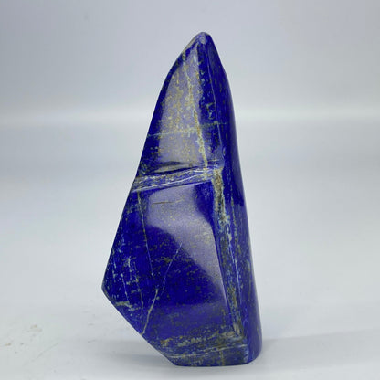 Lapis Lazuli, Lazurite, Afghanistan Minerals, Polished Gemstone, Royal Blue Lapis, Pyrite Inclusions, Freeform Lapis, Display Specimen