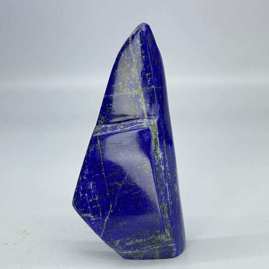 Lapis Lazuli, Lazurite, Afghanistan Minerals, Polished Gemstone, Royal Blue Lapis, Pyrite Inclusions, Freeform Lapis, Display Specimen