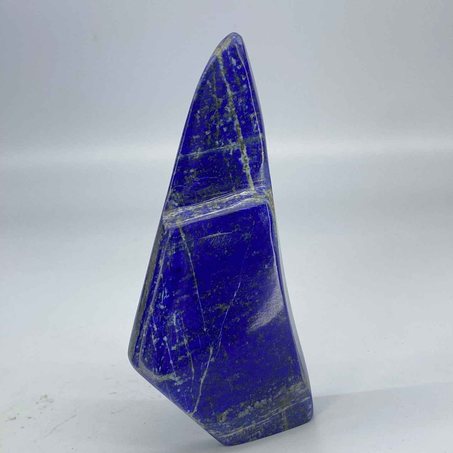 Lapis Lazuli, Lazurite, Afghanistan Minerals, Polished Gemstone, Royal Blue Lapis, Pyrite Inclusions, Freeform Lapis, Display Specimen