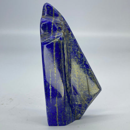 Lapis Lazuli, Lazurite, Afghanistan Minerals, Polished Gemstone, Royal Blue Lapis, Pyrite Inclusions, Freeform Lapis, Display Specimen