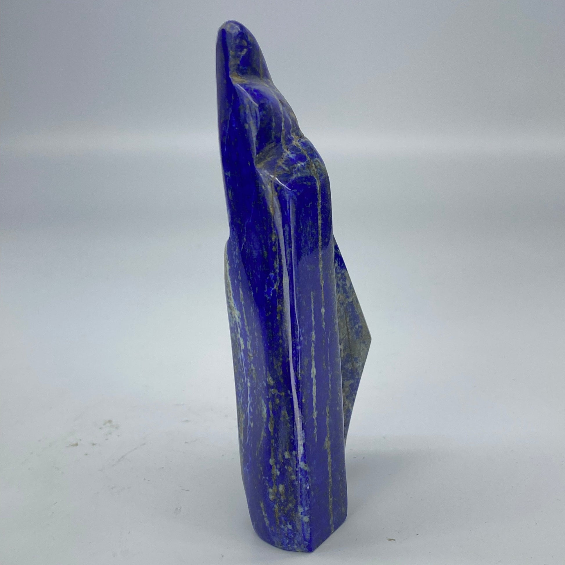 Lapis Lazuli, Lazurite, Afghanistan Minerals, Polished Gemstone, Royal Blue Lapis, Pyrite Inclusions, Freeform Lapis, Display Specimen