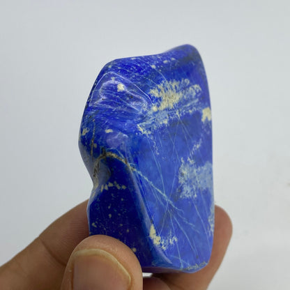 Lapis Lazuli, Lazurite, Afghanistan Minerals, Polished Gemstone, Royal Blue Lapis, Pyrite Inclusions, Freeform Lapis, Display Specimen