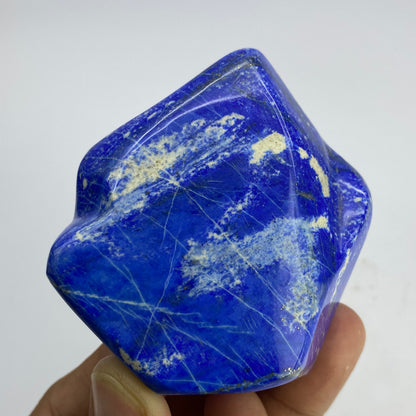 Lapis Lazuli, Lazurite, Afghanistan Minerals, Polished Gemstone, Royal Blue Lapis, Pyrite Inclusions, Freeform Lapis, Display Specimen