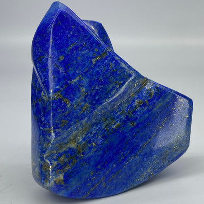 Lapis Lazuli, Lazurite, Afghanistan Minerals, Polished Gemstone, Royal Blue Lapis, Pyrite Inclusions, Freeform Lapis, Display Specimen