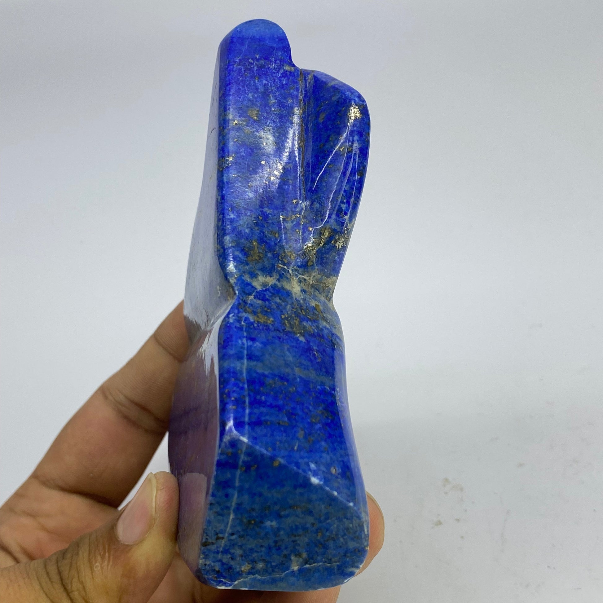 Lapis Lazuli, Lazurite, Afghanistan Minerals, Polished Gemstone, Royal Blue Lapis, Pyrite Inclusions, Freeform Lapis, Display Specimen