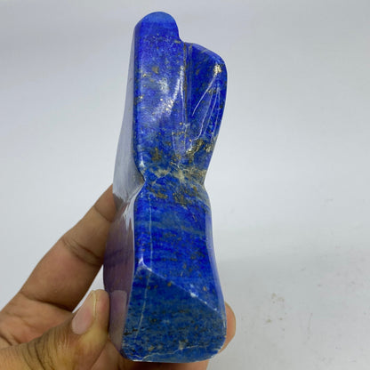 Lapis Lazuli, Lazurite, Afghanistan Minerals, Polished Gemstone, Royal Blue Lapis, Pyrite Inclusions, Freeform Lapis, Display Specimen