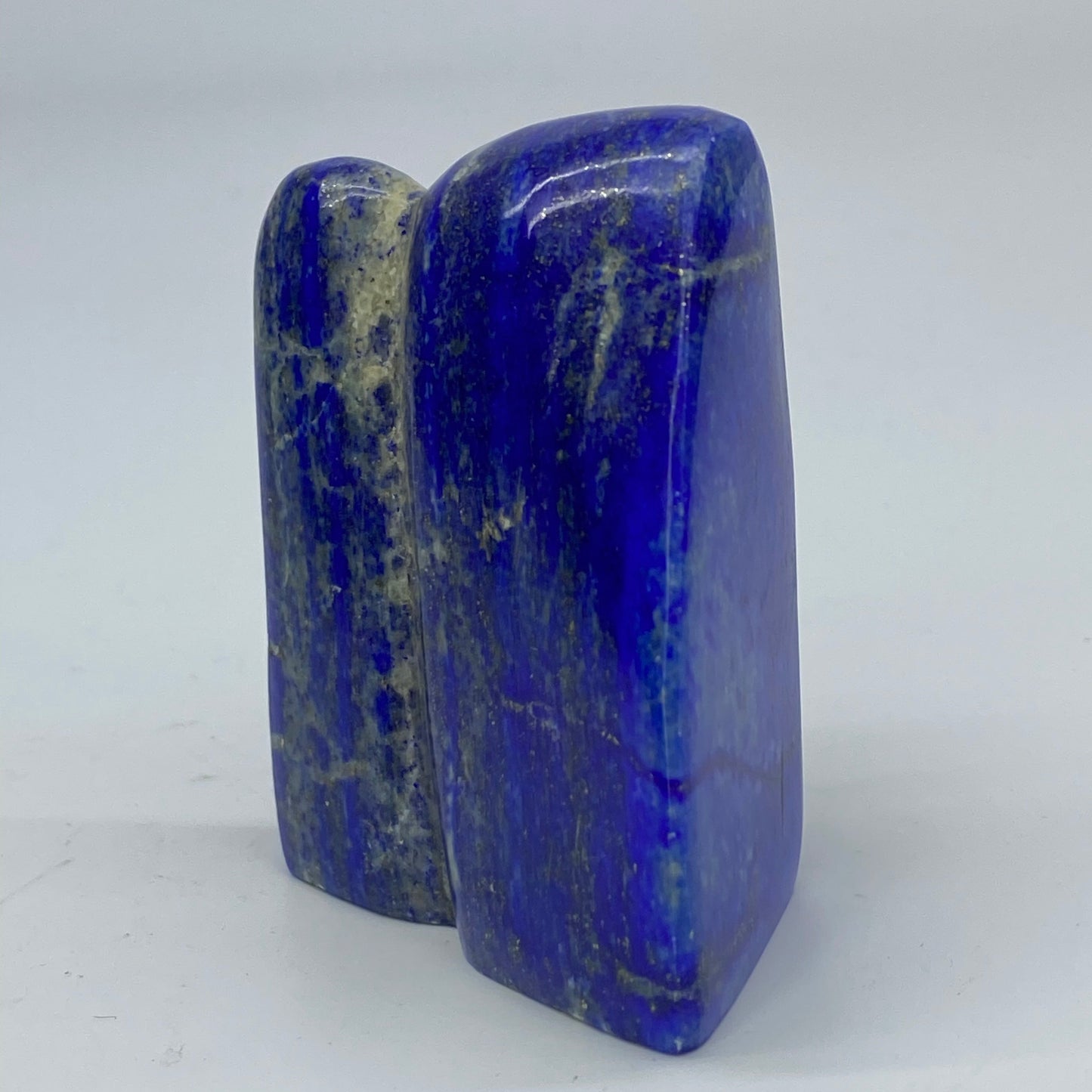 Lapis Lazuli, Lazurite, Afghanistan Minerals, Polished Gemstone, Royal Blue Lapis, Pyrite Inclusions, Freeform Lapis, Display Specimen