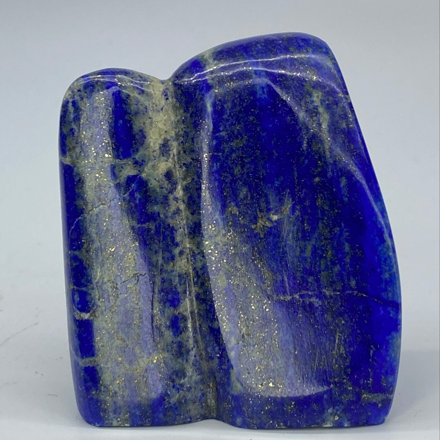 Lapis Lazuli, Lazurite, Afghanistan Minerals, Polished Gemstone, Royal Blue Lapis, Pyrite Inclusions, Freeform Lapis, Display Specimen