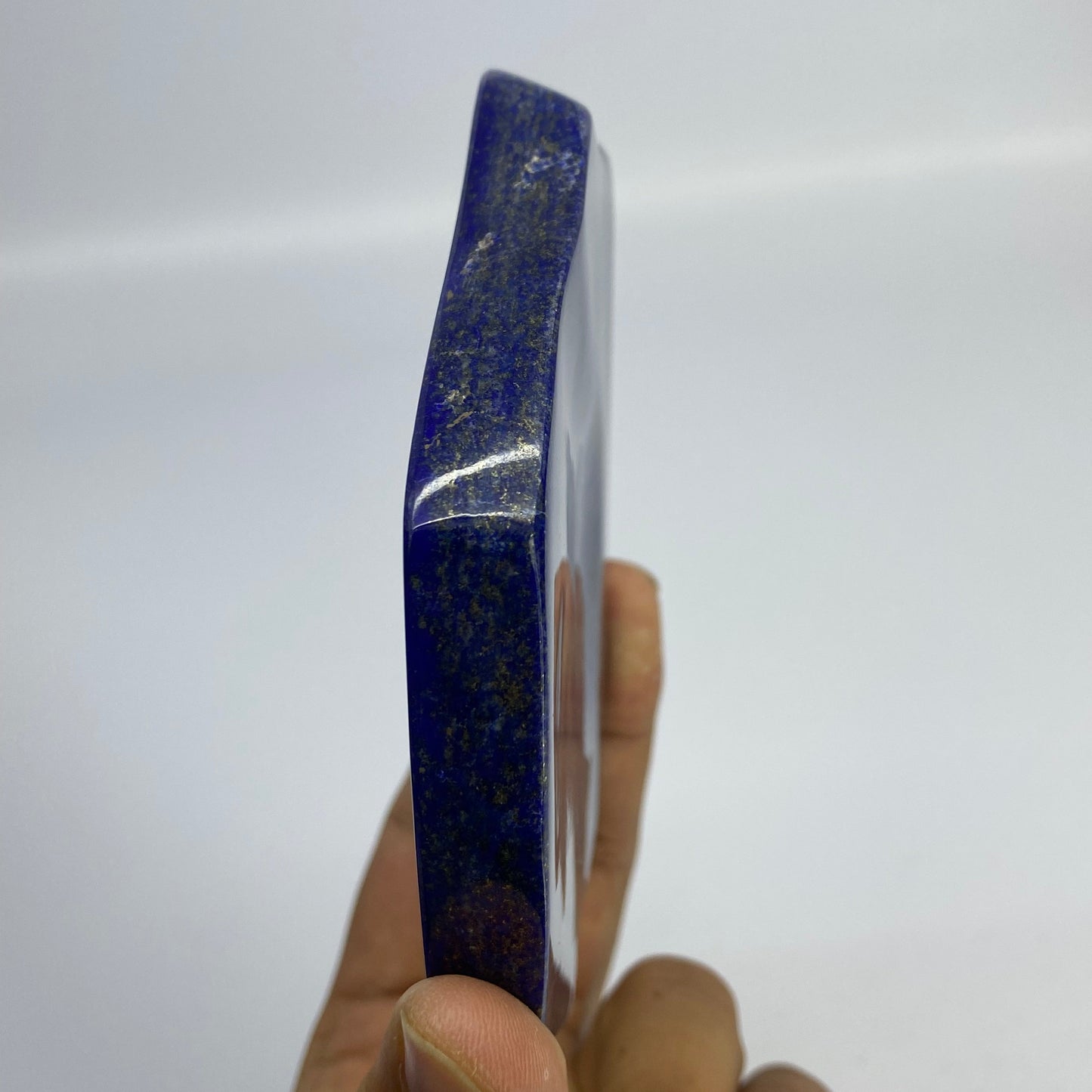 Lapis Lazuli, Lazurite, Afghanistan Minerals, Polished Gemstone, Royal Blue Lapis, Pyrite Inclusions, Freeform Lapis, Display Specimen