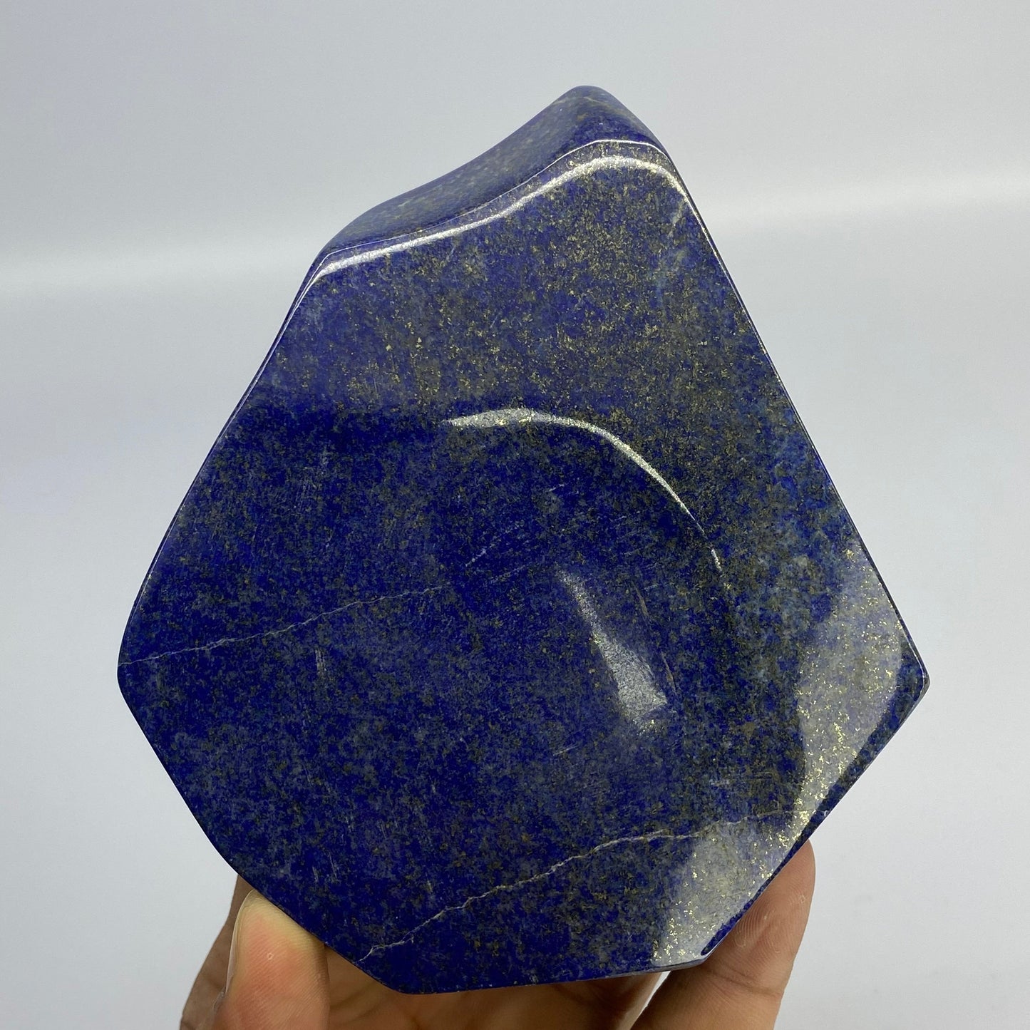 Lapis Lazuli, Lazurite, Afghanistan Minerals, Polished Gemstone, Royal Blue Lapis, Pyrite Inclusions, Freeform Lapis, Display Specimen