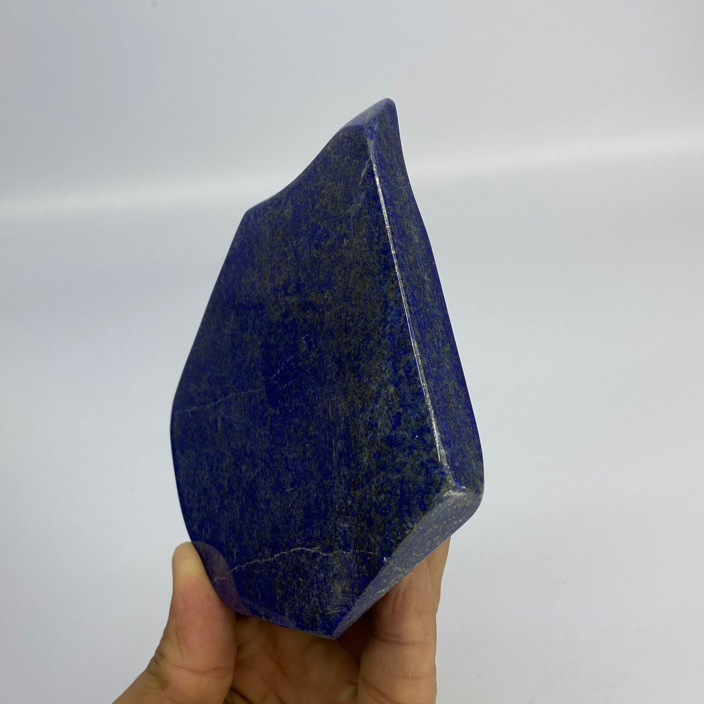 Lapis Lazuli, Lazurite, Afghanistan Minerals, Polished Gemstone, Royal Blue Lapis, Pyrite Inclusions, Freeform Lapis, Display Specimen
