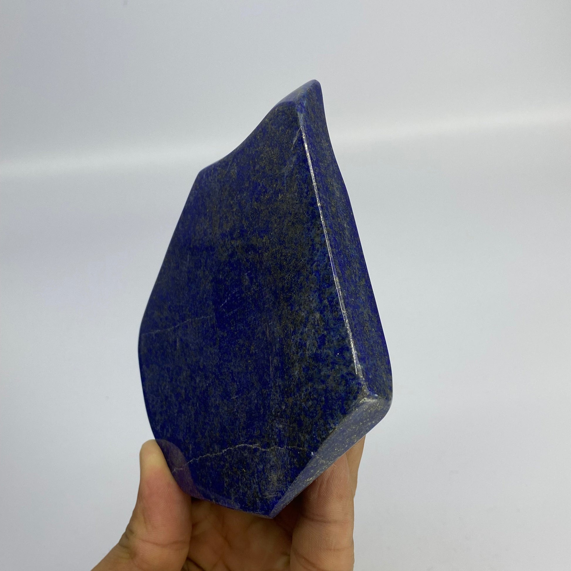 Lapis Lazuli, Lazurite, Afghanistan Minerals, Polished Gemstone, Royal Blue Lapis, Pyrite Inclusions, Freeform Lapis, Display Specimen