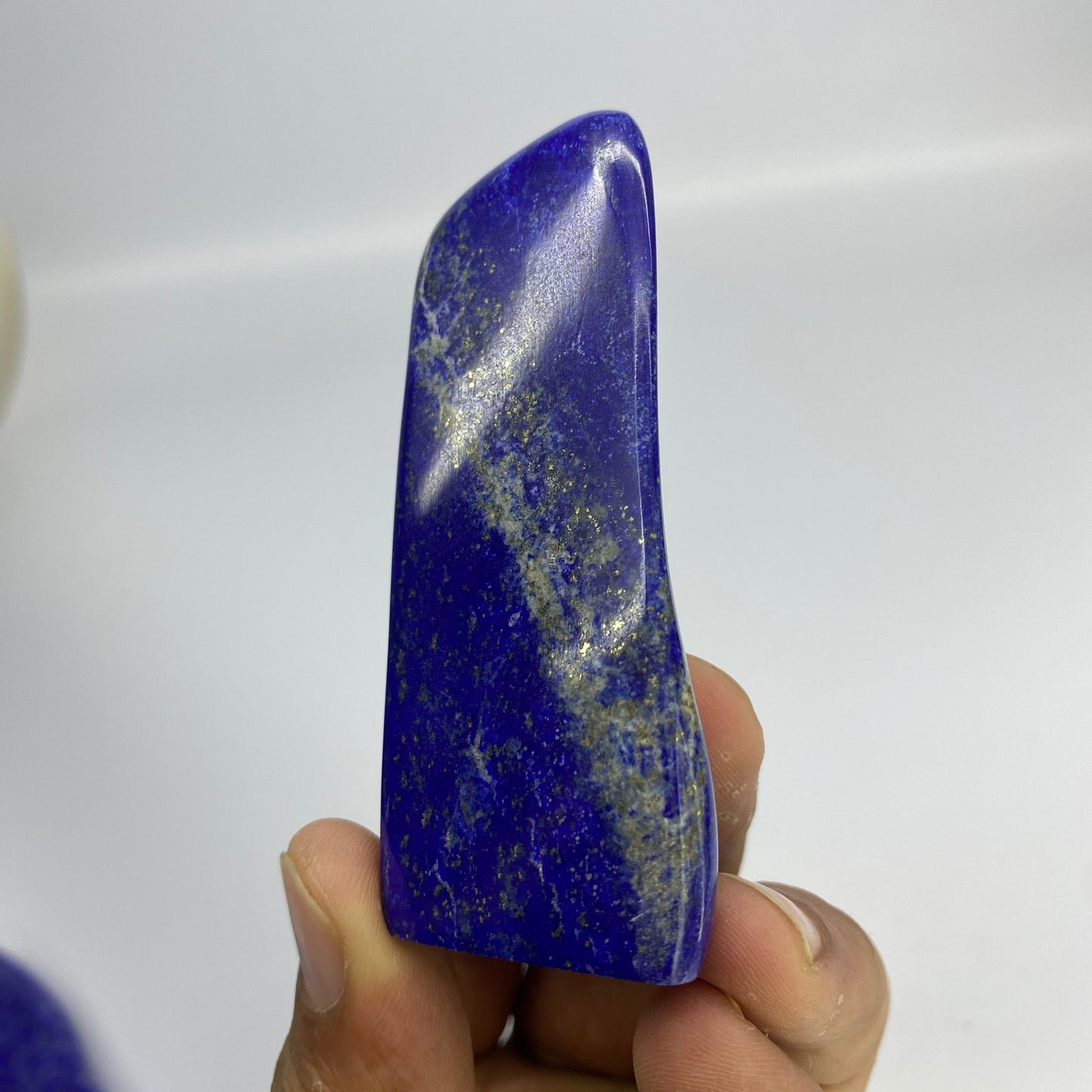 Lapis Lazuli, Lazurite, Afghanistan Minerals, Polished Gemstone, Royal Blue Lapis, Pyrite Inclusions, Freeform Lapis, Display Specimen