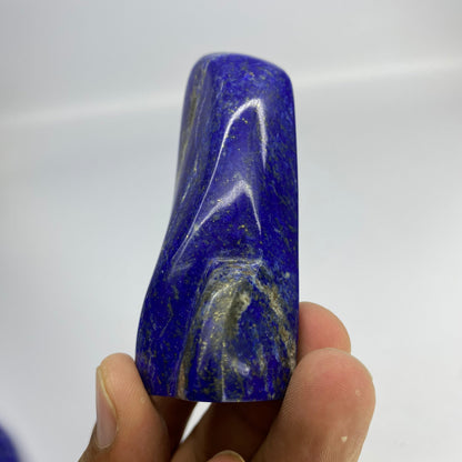 Lapis Lazuli, Lazurite, Afghanistan Minerals, Polished Gemstone, Royal Blue Lapis, Pyrite Inclusions, Freeform Lapis, Display Specimen