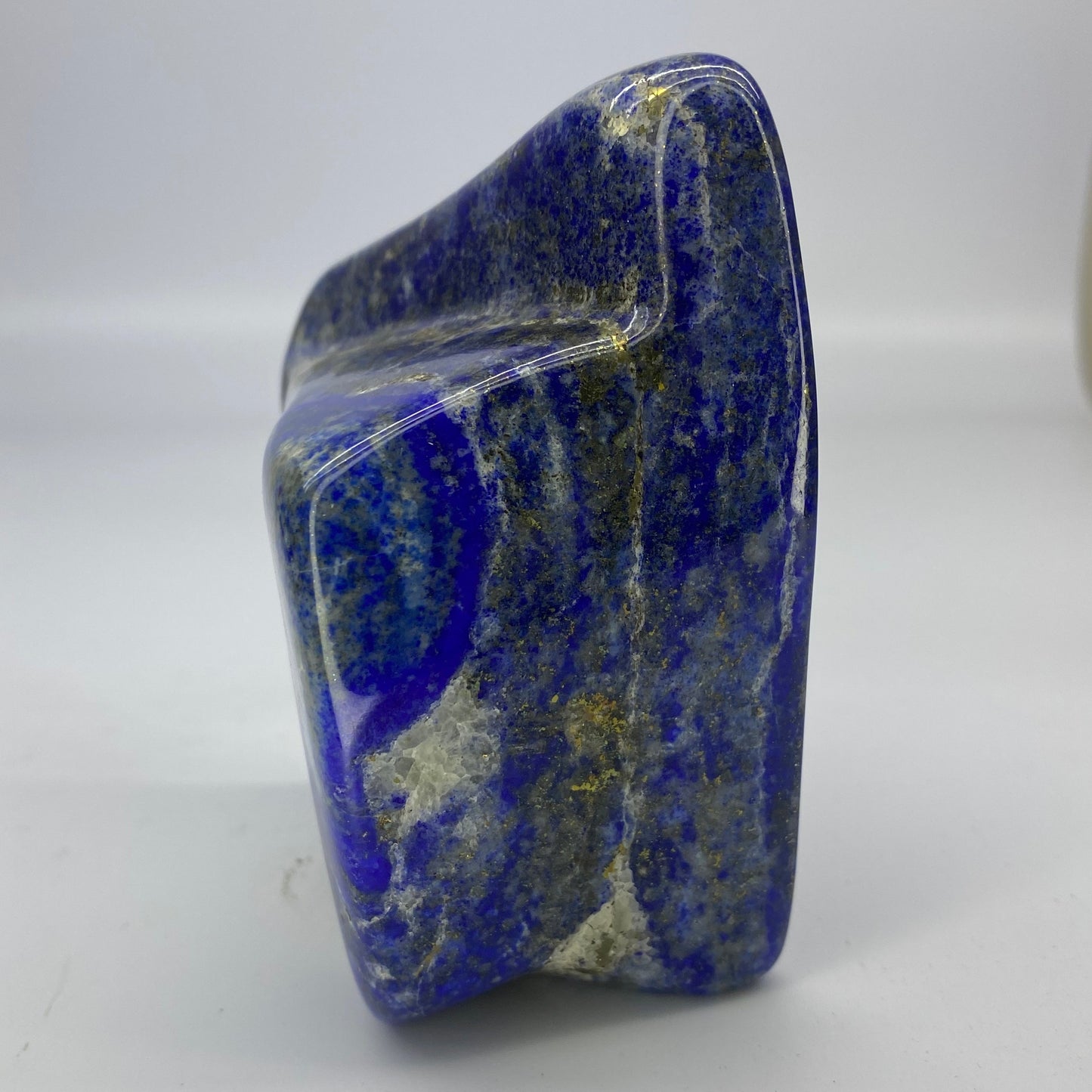Lapis Lazuli, Lazurite, Afghanistan Minerals, Polished Gemstone, Royal Blue Lapis, Pyrite Inclusions, Freeform Lapis, Display Specimen