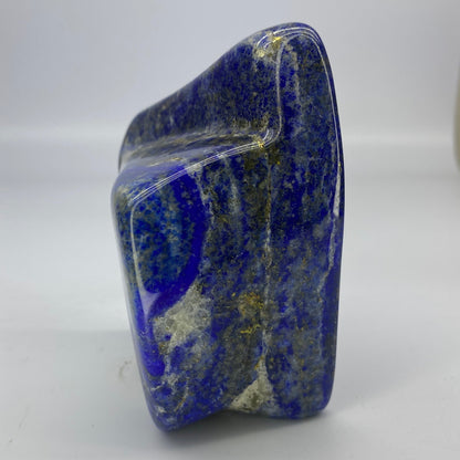 Lapis Lazuli, Lazurite, Afghanistan Minerals, Polished Gemstone, Royal Blue Lapis, Pyrite Inclusions, Freeform Lapis, Display Specimen