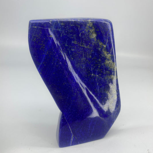Lapis Lazuli, Lazurite, Afghanistan Minerals, Polished Gemstone, Royal Blue Lapis, Pyrite Inclusions, Freeform Lapis, Display Specimen