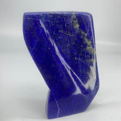 Lapis Lazuli, Lazurite, Afghanistan Minerals, Polished Gemstone, Royal Blue Lapis, Pyrite Inclusions, Freeform Lapis, Display Specimen