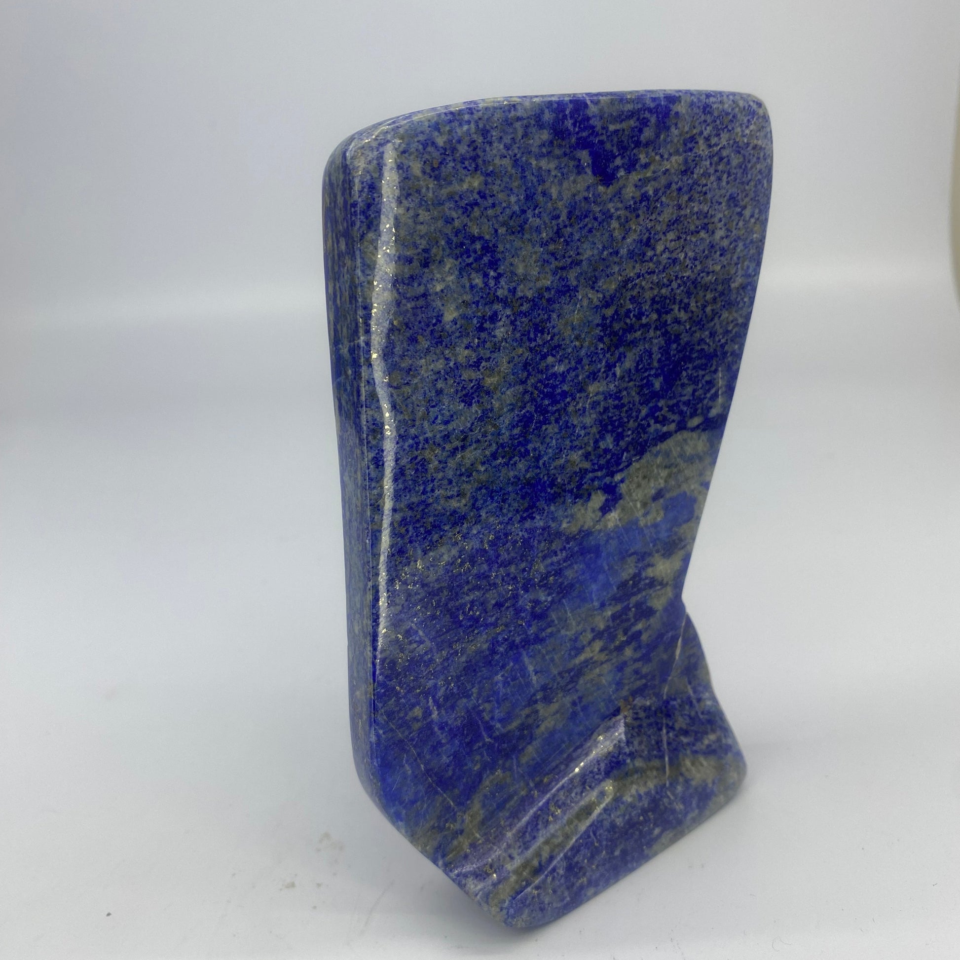 Lapis Lazuli, Lazurite, Afghanistan Minerals, Polished Gemstone, Royal Blue Lapis, Pyrite Inclusions, Freeform Lapis, Display Specimen