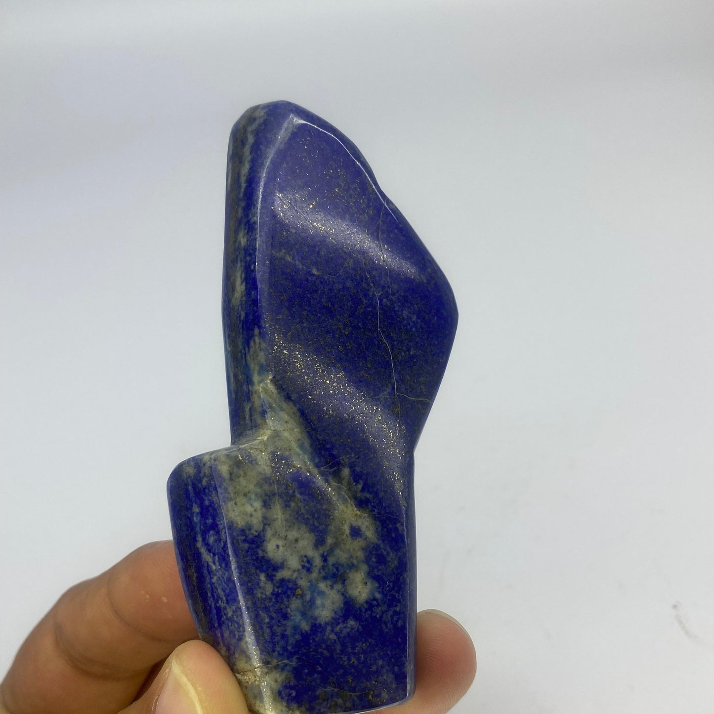 Lapis Lazuli, Lazurite, Afghanistan Minerals, Polished Gemstone, Royal Blue Lapis, Pyrite Inclusions, Freeform Lapis, Display Specimen