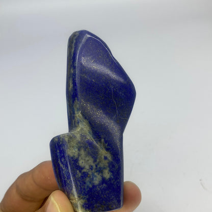 Lapis Lazuli, Lazurite, Afghanistan Minerals, Polished Gemstone, Royal Blue Lapis, Pyrite Inclusions, Freeform Lapis, Display Specimen