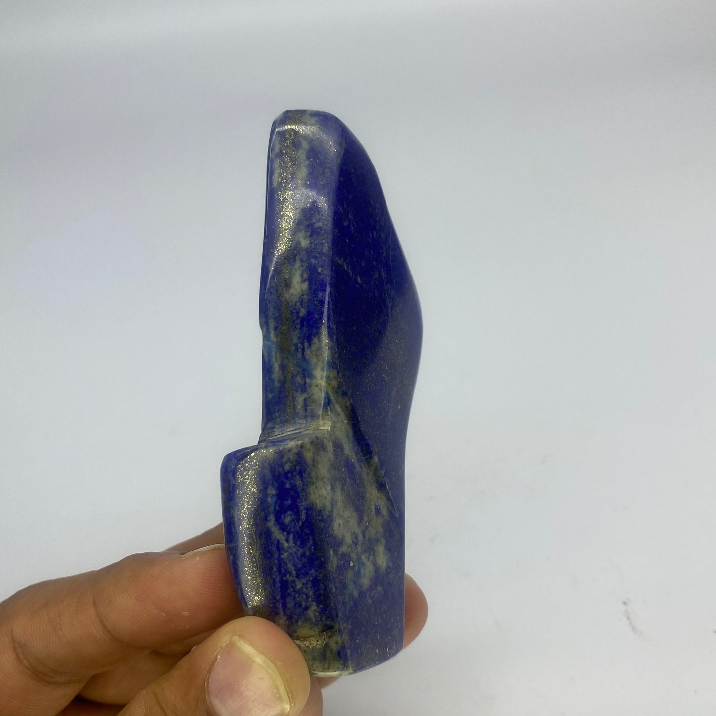 Lapis Lazuli, Lazurite, Afghanistan Minerals, Polished Gemstone, Royal Blue Lapis, Pyrite Inclusions, Freeform Lapis, Display Specimen
