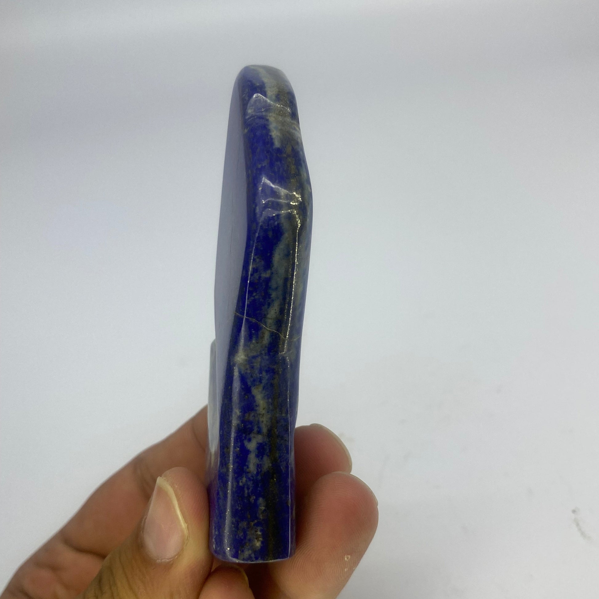 Lapis Lazuli, Lazurite, Afghanistan Minerals, Polished Gemstone, Royal Blue Lapis, Pyrite Inclusions, Freeform Lapis, Display Specimen