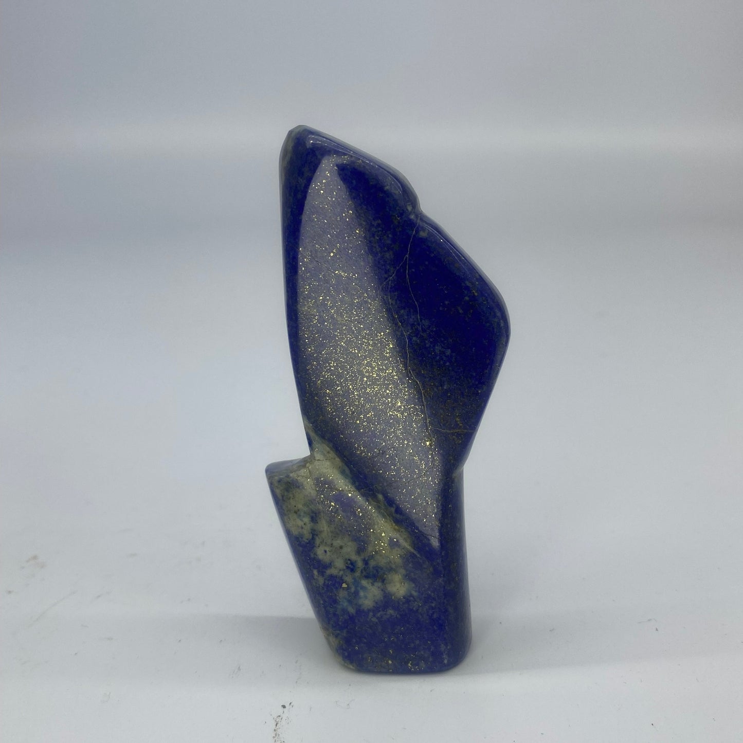 Lapis Lazuli, Lazurite, Afghanistan Minerals, Polished Gemstone, Royal Blue Lapis, Pyrite Inclusions, Freeform Lapis, Display Specimen
